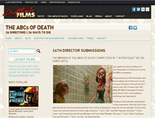 Tablet Screenshot of 26th.theabcsofdeath.com